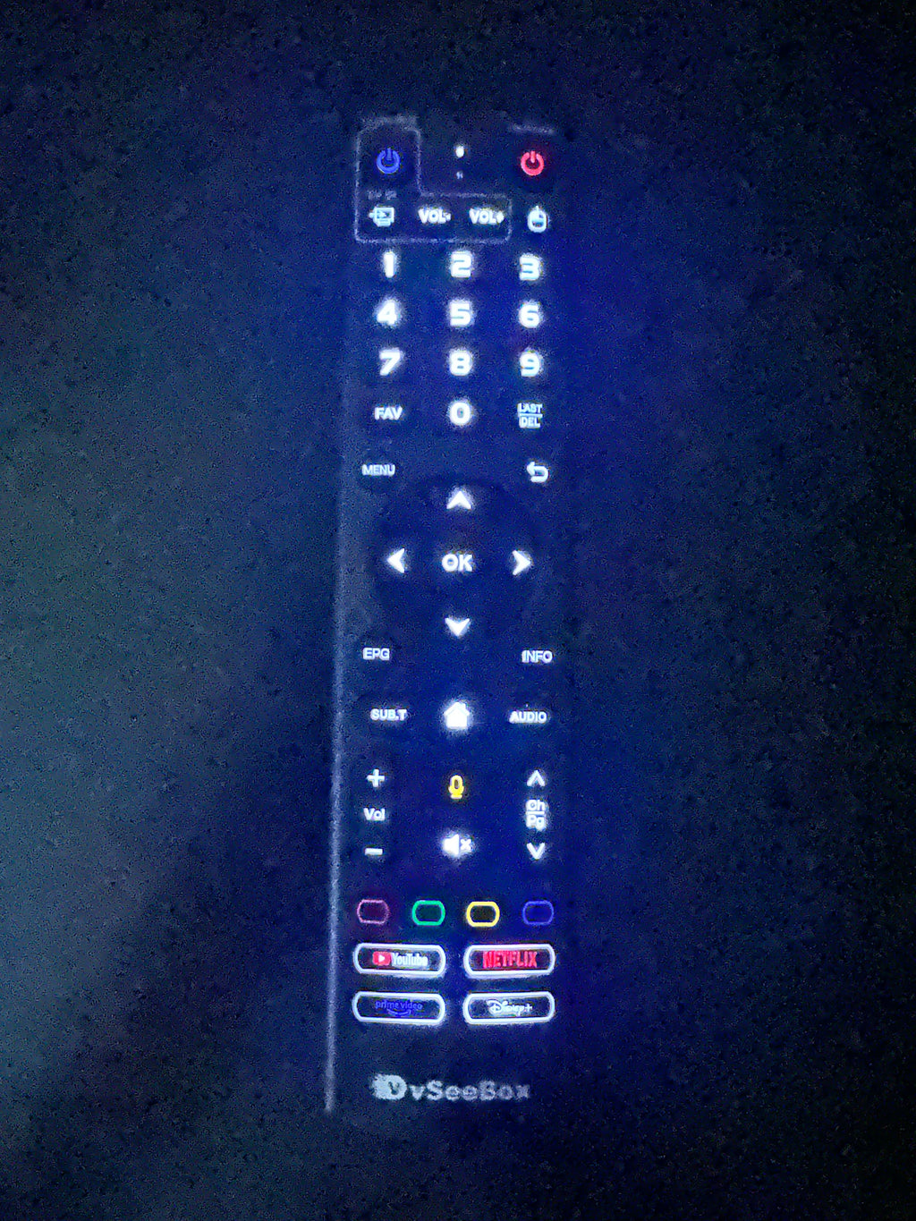 VseeBox Backlit Remote Control OEM